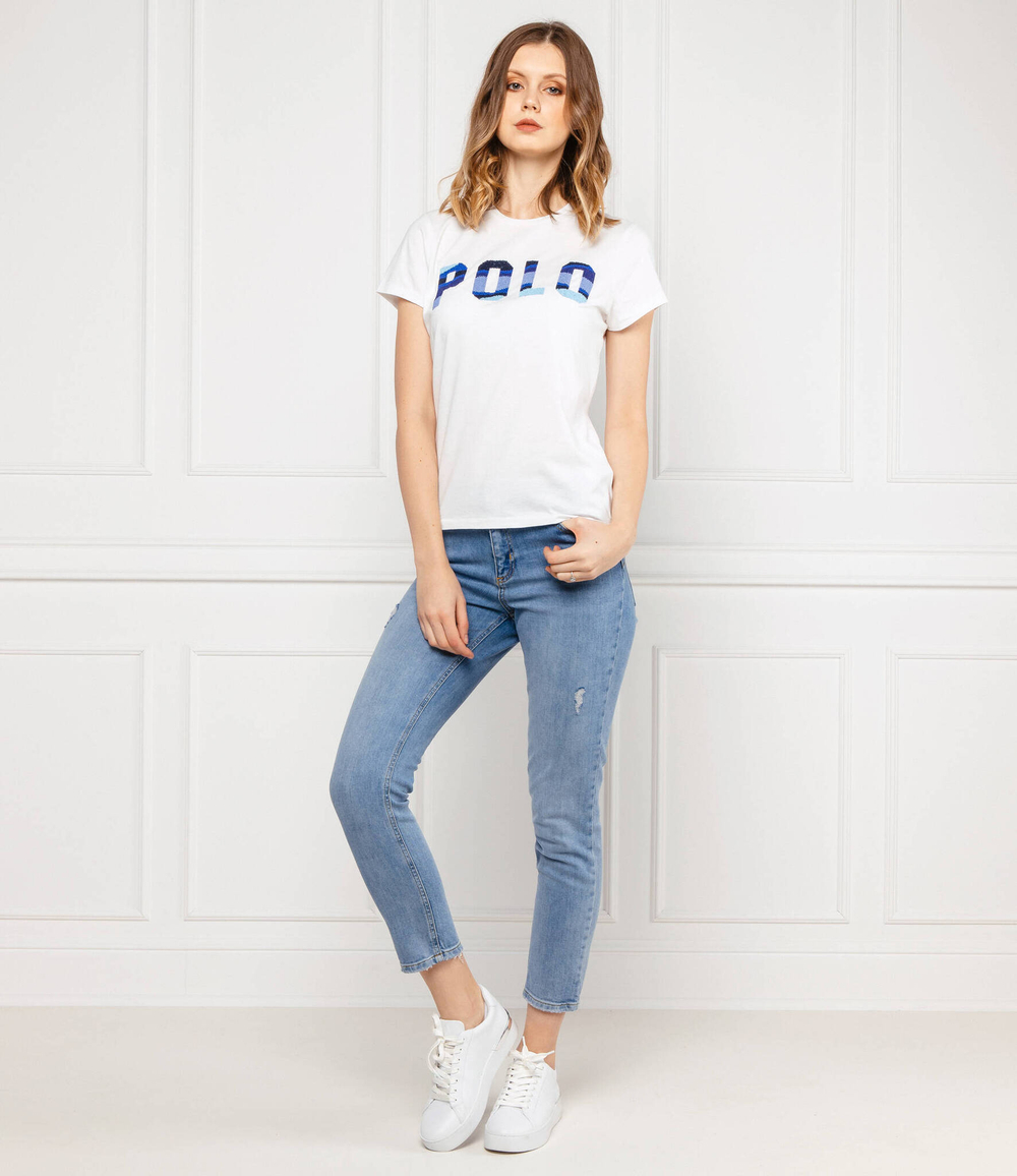 джинсы cute Liu Jo - голубой(UA0034 D4441)