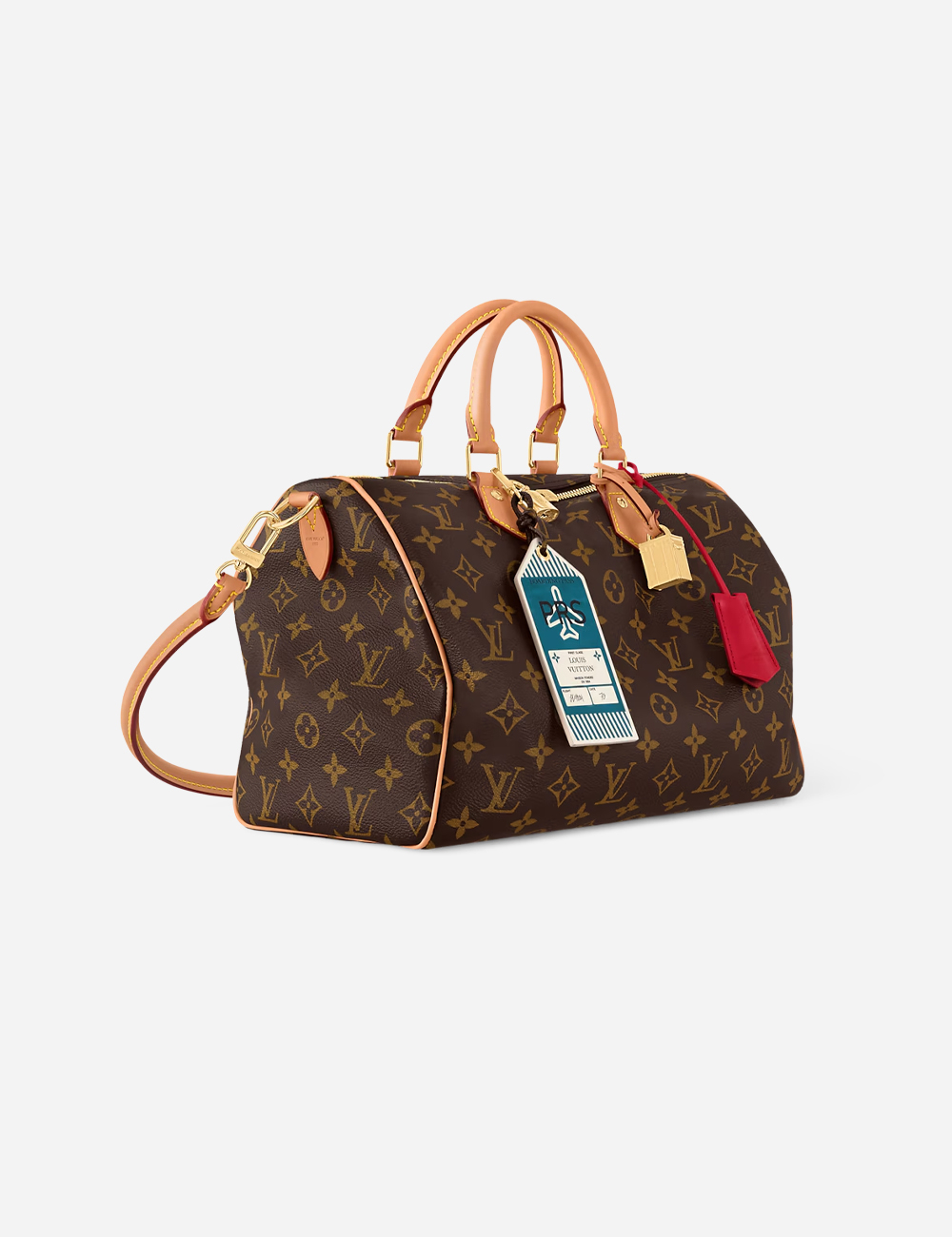 Сумка Louis Vuitton Speedy Soft 30 Crafty "Monogram Red"