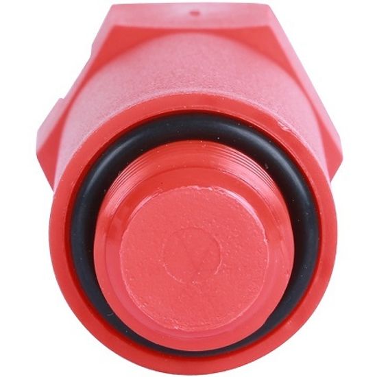 Пробка монтажная Stout 1/2" красная длинная с плоской прокладкой (SFA-0035-100012)