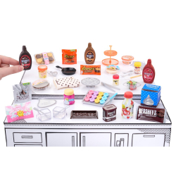 MGA's Miniverse - Мини-продукты Hershey Make It Mini Food set 30 предметов. 531104 / артикул   531104  / GTIN 035051531104