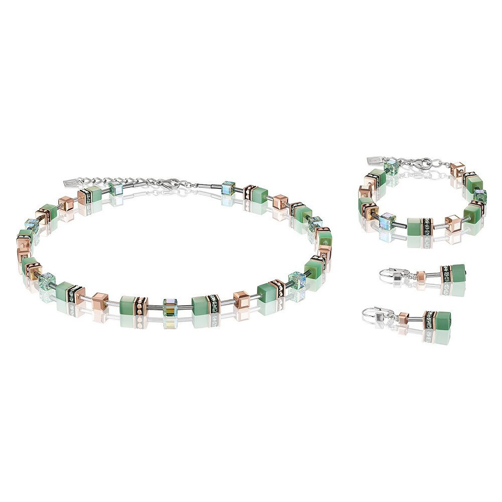 Колье Coeur de Lion Light Green 4016/10-0520 цвет зеленый