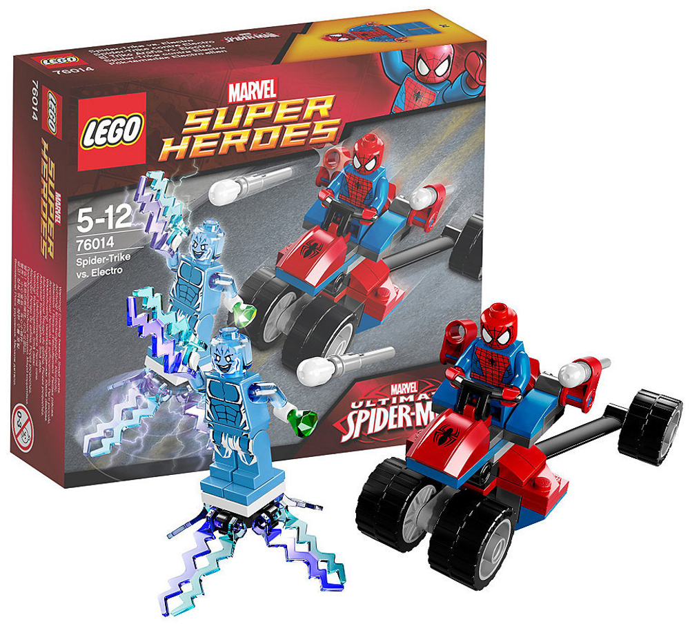 LEGO Super Heroes: Спайдер-Трайк против Электро 76014 — Spider-Trike vs. Electro — Лего Супергерои Марвел