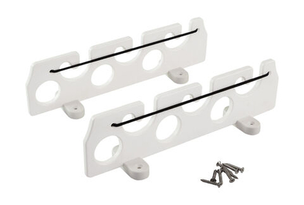 Держатель для 6 удилищ, настенный, белый