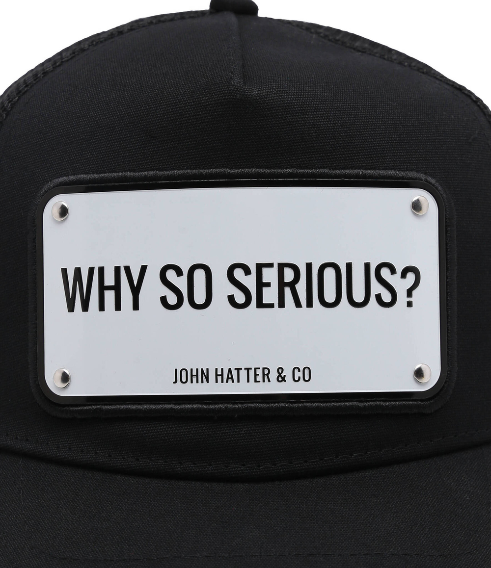 Кепка WHY SO SERIOUS? John Hatter - черный(1-1009-U00)