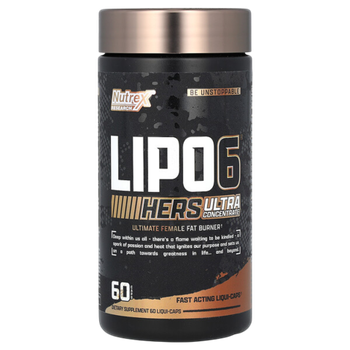 Nutrex Research Lipo-6 Hers Ultra Concentrate 60 капс , Жиросжигатель