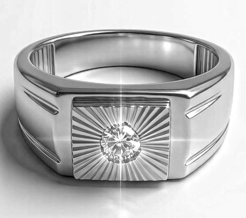 Ювелирное кольцо из серебра 925 пробы