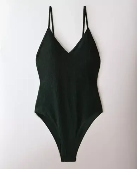 ZARA HOME КУПАЛЬНИК ИЗ РЕЛЬЕФНОЙ ТКАНИ, ЗЕЛЕНЫЙ