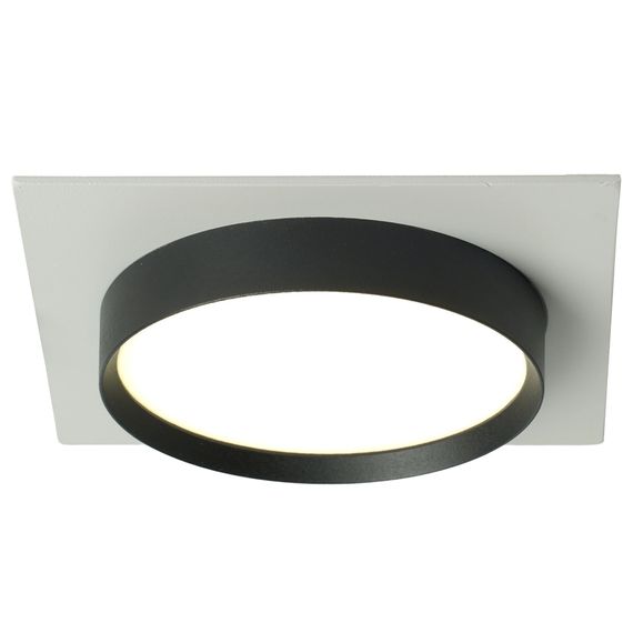 Светильник встраиваемый Feron DL506 потолочный GX53 белый + черный квадрат 51359