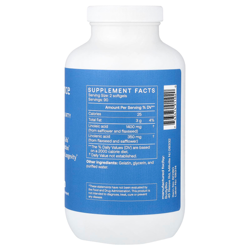 BodyBio, Balance Oil, незаменимые жирные кислоты, 180 капсул