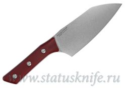 Нож Microtech Kitchen Santoku G-10 3200-10MR Merlotфотография - 2
