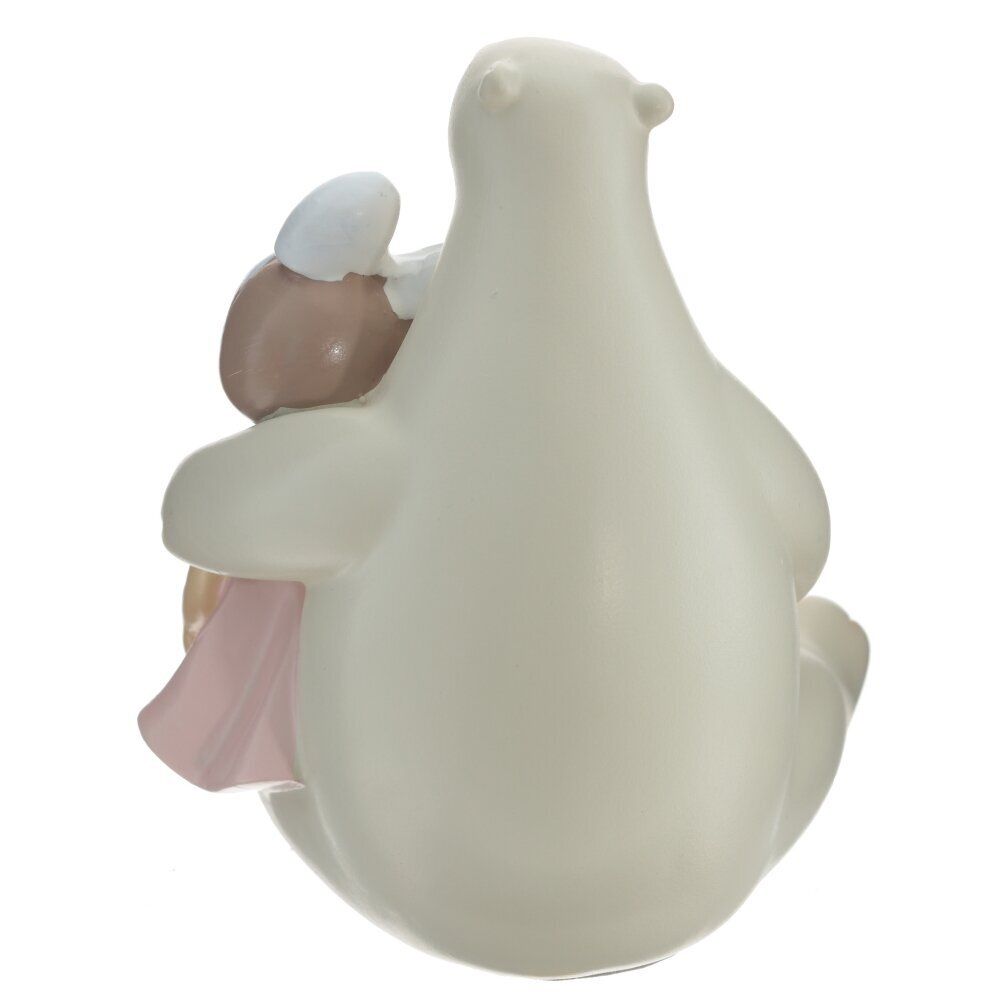 GAEM Фигурка декоративная "Девочка с медведем", L11 W11 H12 см