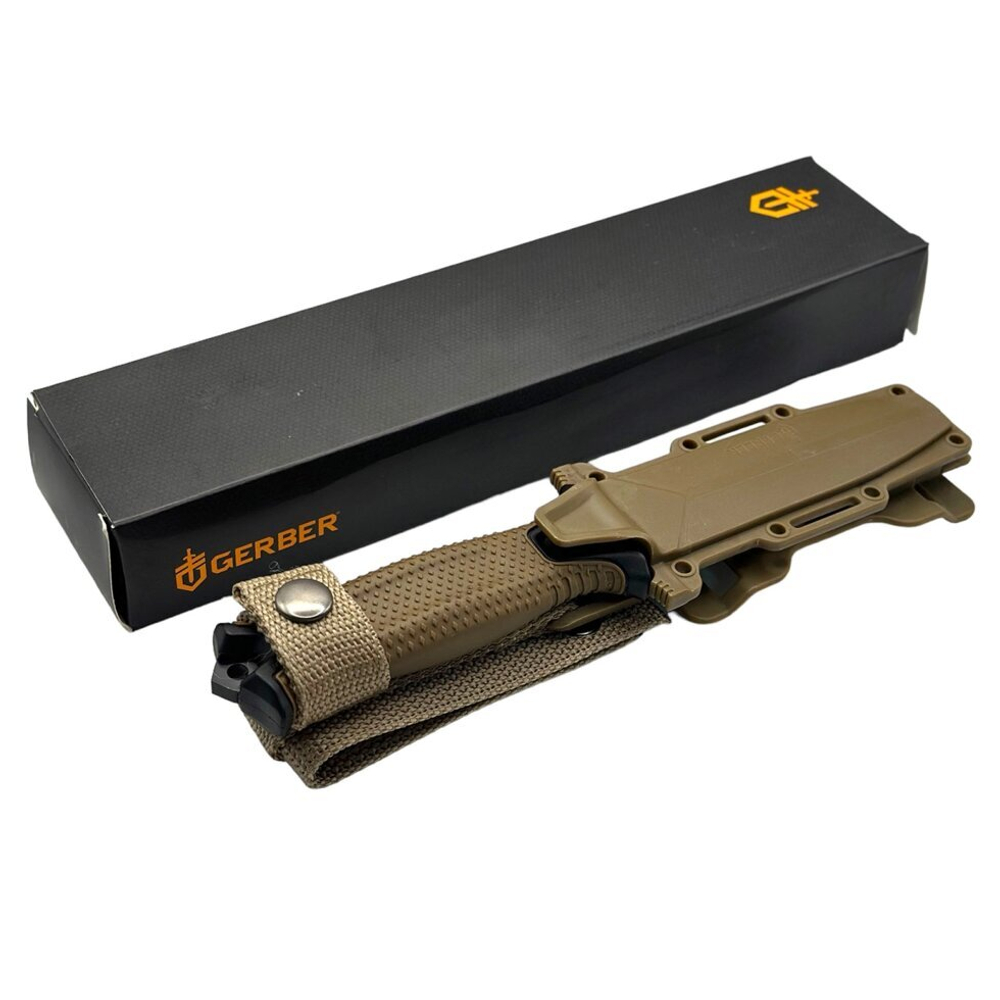 Нож Gerber Strongarm с серрейторной заточкой (Песок)