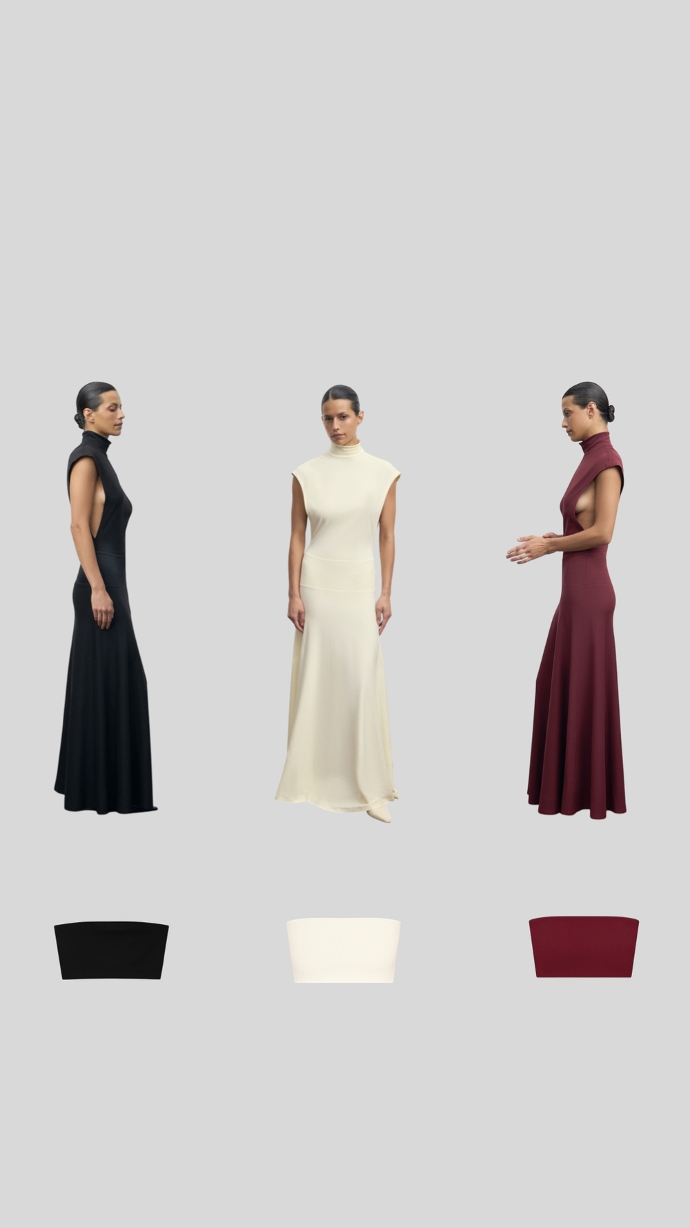 Дизайнерское белое платье в пол Light Line