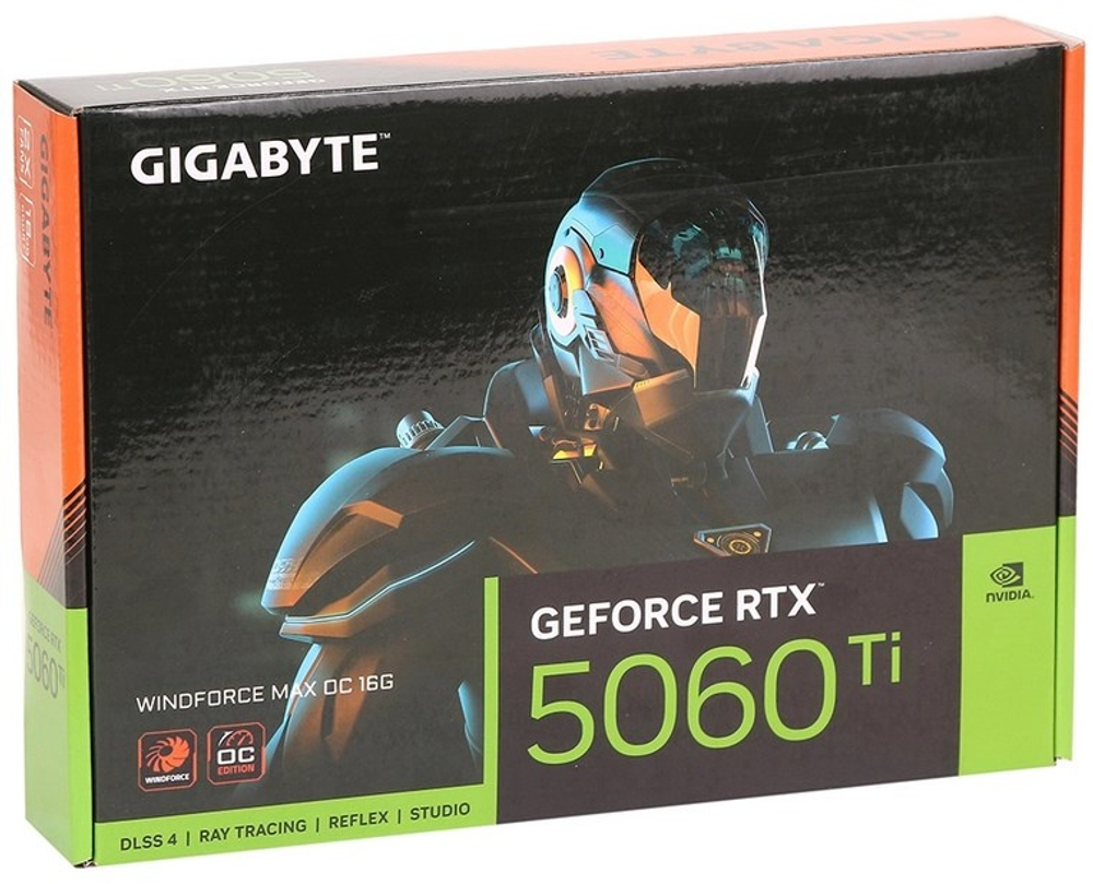Видеокарта GIGABYTE RTX 5060 Ti Windforce Max OC (GV-N506TWF2MAX OC-16GD) 16 Гб