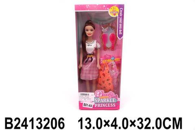 Кукла тип Модель с аксессуарами, коробка B01-A4