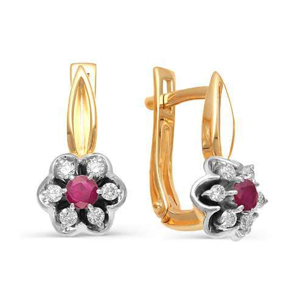 Серьги из золота 585 пробы