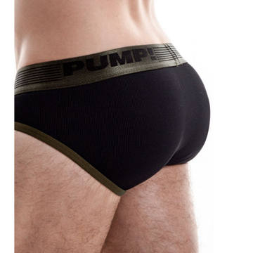 Мужские трусы брифы черные PUMP! PM3-M245