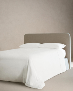 Zara Home - Простыня из ситца (500 нитей), белый, 160x280 см