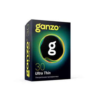 Презервативы Ganzo Ультратонкие Ultra Thin 30шт 6761GZ
