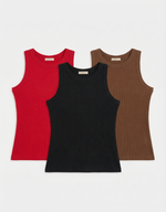 Набор №6 из трех топов в рубчик