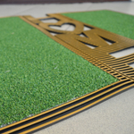 Коврик придверный 60*90см "Home" травка, с резиновой основой