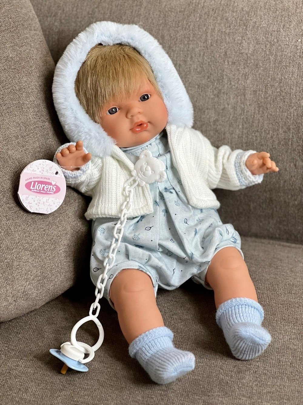 Кукла Llorens мягконабивная 38см Sasha (38567)