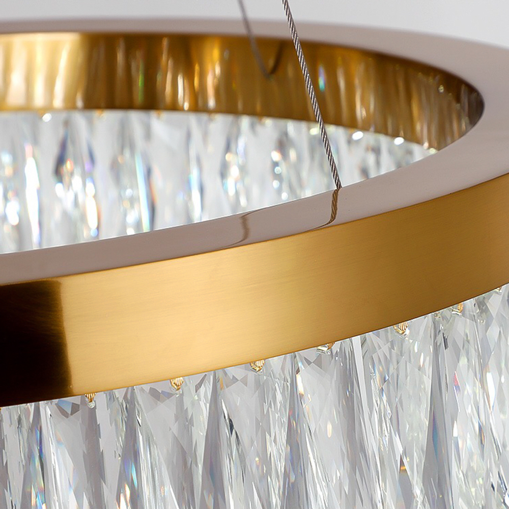 Люстра Cloyd TELEMAN C1 / Ø80 см - латунь (арт.10769)