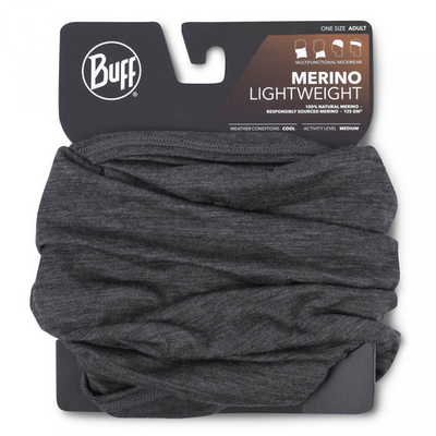 Бандана Buff Lightweight Merino Wool Solid Grey 100202.00