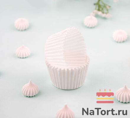 Капсулы бумажные Белые 50x35 мм, 500 шт