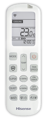 Внутренний блок настенного типа Hisense ZOOM FREE Match DC Inverter R32 AMS-09UW4RYRKB01