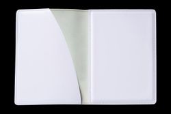 Папка "НА ПОДПИСЬ"  из кожи цвет БЕЛЫЙ