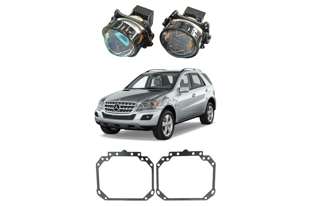 Комплект для замены штатных линз Hella 2 Mercedes-Benz ML W164 2005-2011