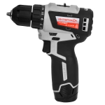 Бесщеточная профессиональная аккумуляторная дрель-шуруповерт ИНТЕРСКОЛ ДА-10/12В 38 МиниМАКС - набор №1 (две батареи по 2,5 А∙ч, систейнер МультиБОКС 100)