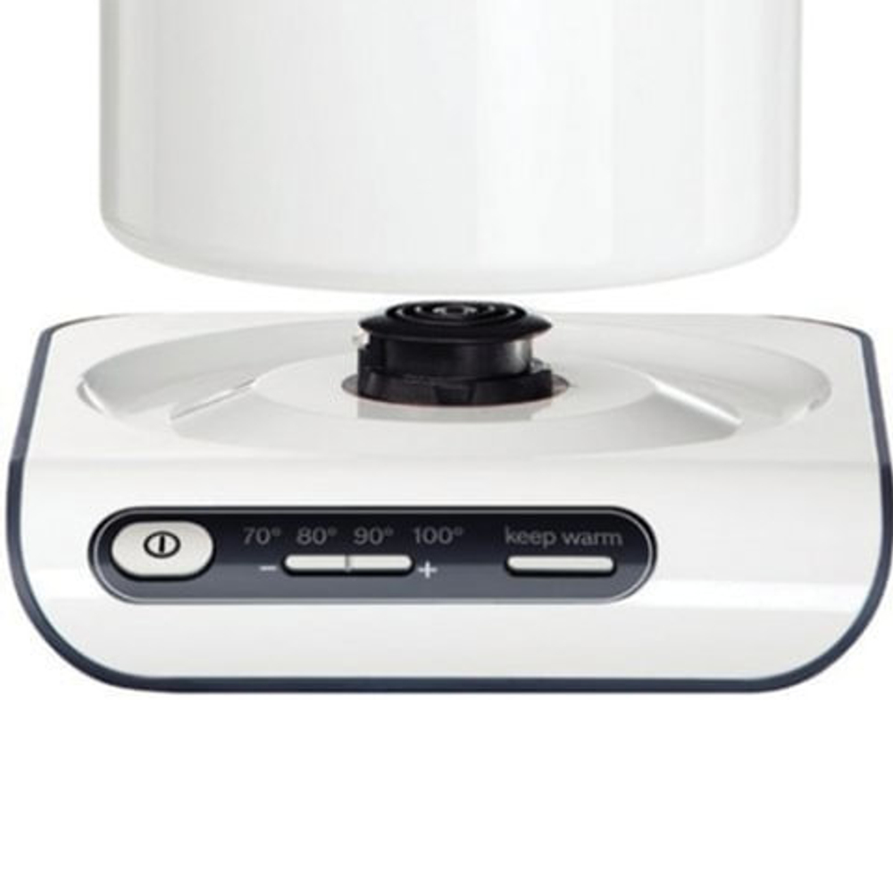 Чайник BOSCH TWK8611P, 1,5 л, 2400 Вт, закрытый нагревательный элемент, нержавеющая сталь, белый