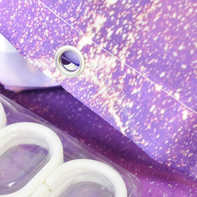 Штора для ванной 180*180см тканевая, HC1122