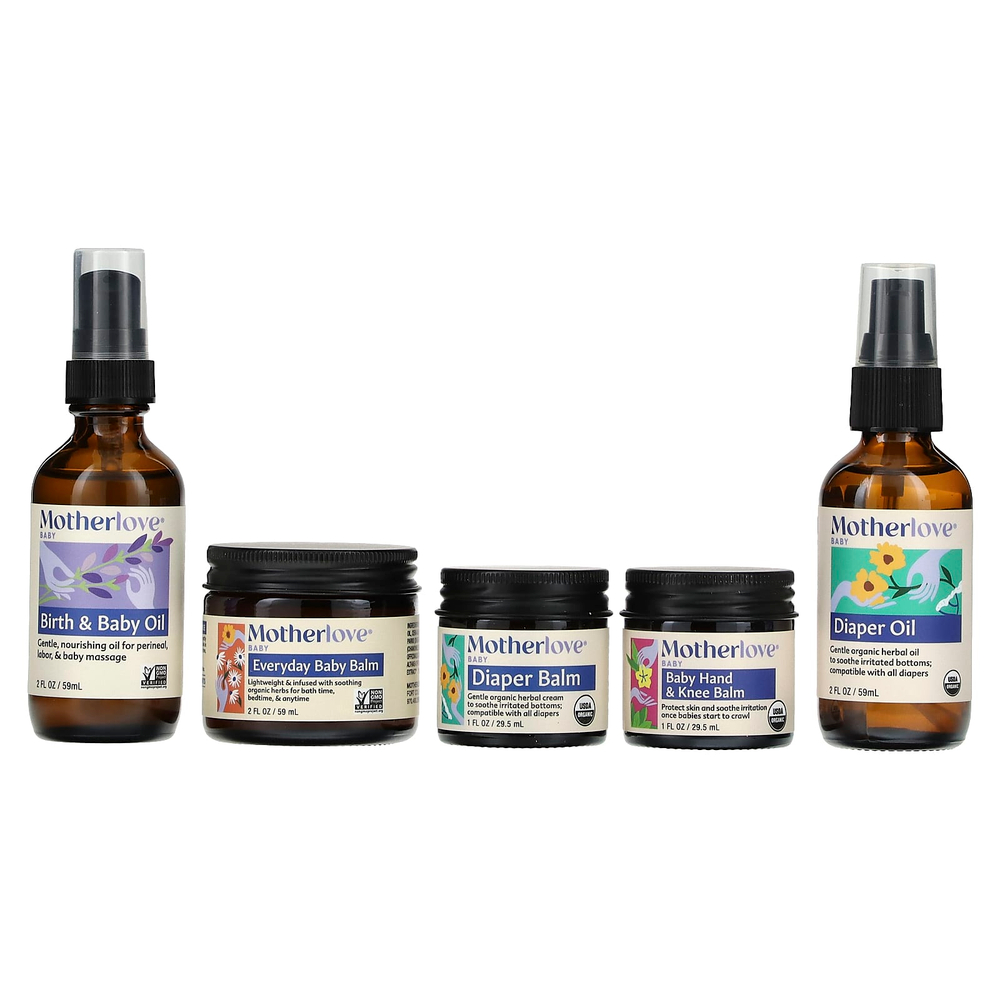 Motherlove, для детей, уход за телом, в подарочной упаковке, набор из 5 предметов