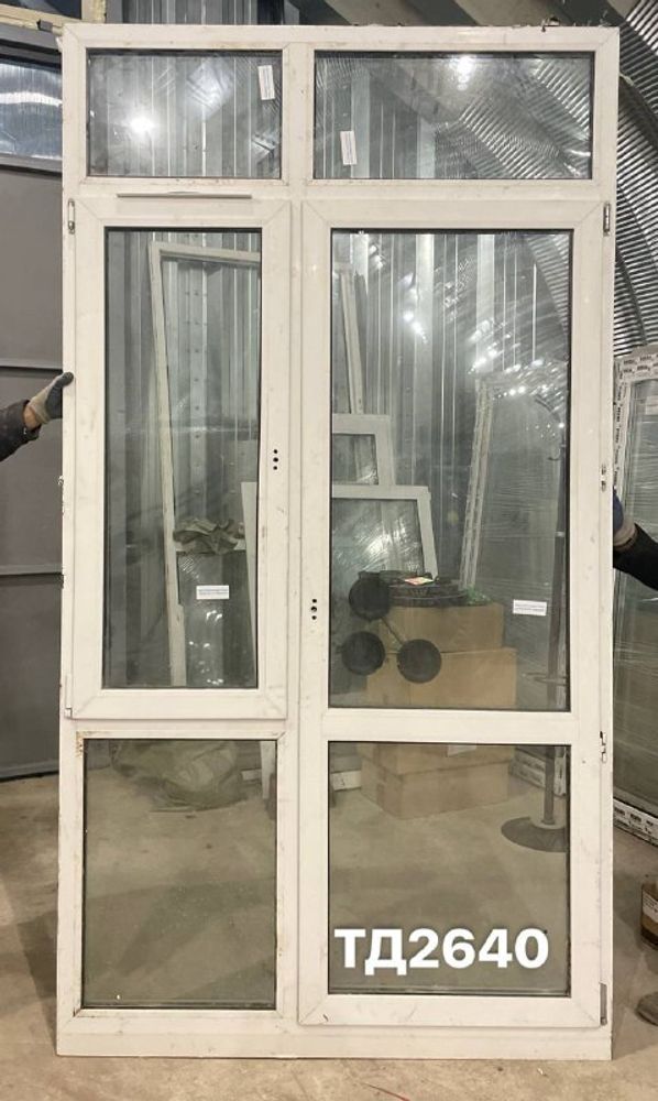 Дверь Пластиковая Б/У 260(в) х 144(ш) Балконная