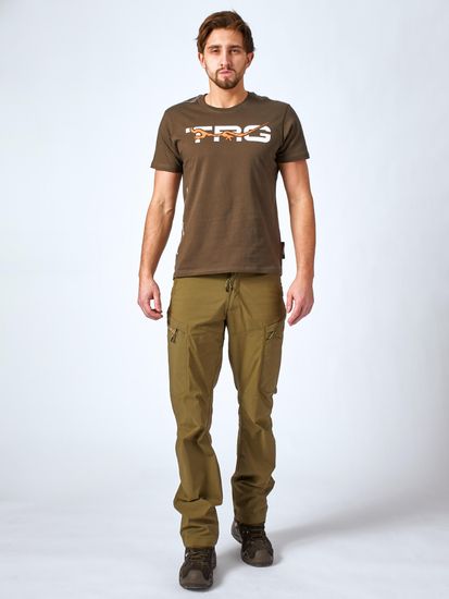 Футболка "TRG" (Хлопок, коричневый)
