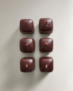Декоративная свеча Zara Home, 4х4х4 см, 6 шт., 3362/065