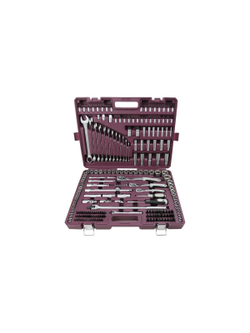 Thorvik TS217 Набор инструмента универсальный 1/4", 3/8", 1/2"DR, 217 предметов