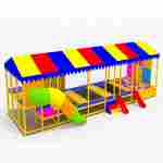 Детский игровой лабиринт с крышей «Станция радости» 10×3,69×3,3 м