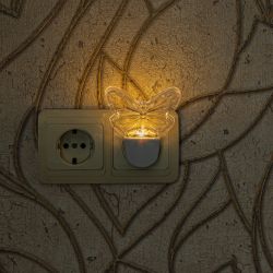 DTL-315 Бабочка-White Светильник-ночник. Без выключателя. Белый. ТМ Uniel