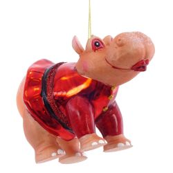 GAEM Украшение новогоднее "Бегемот", L11,5 W6 H7 см