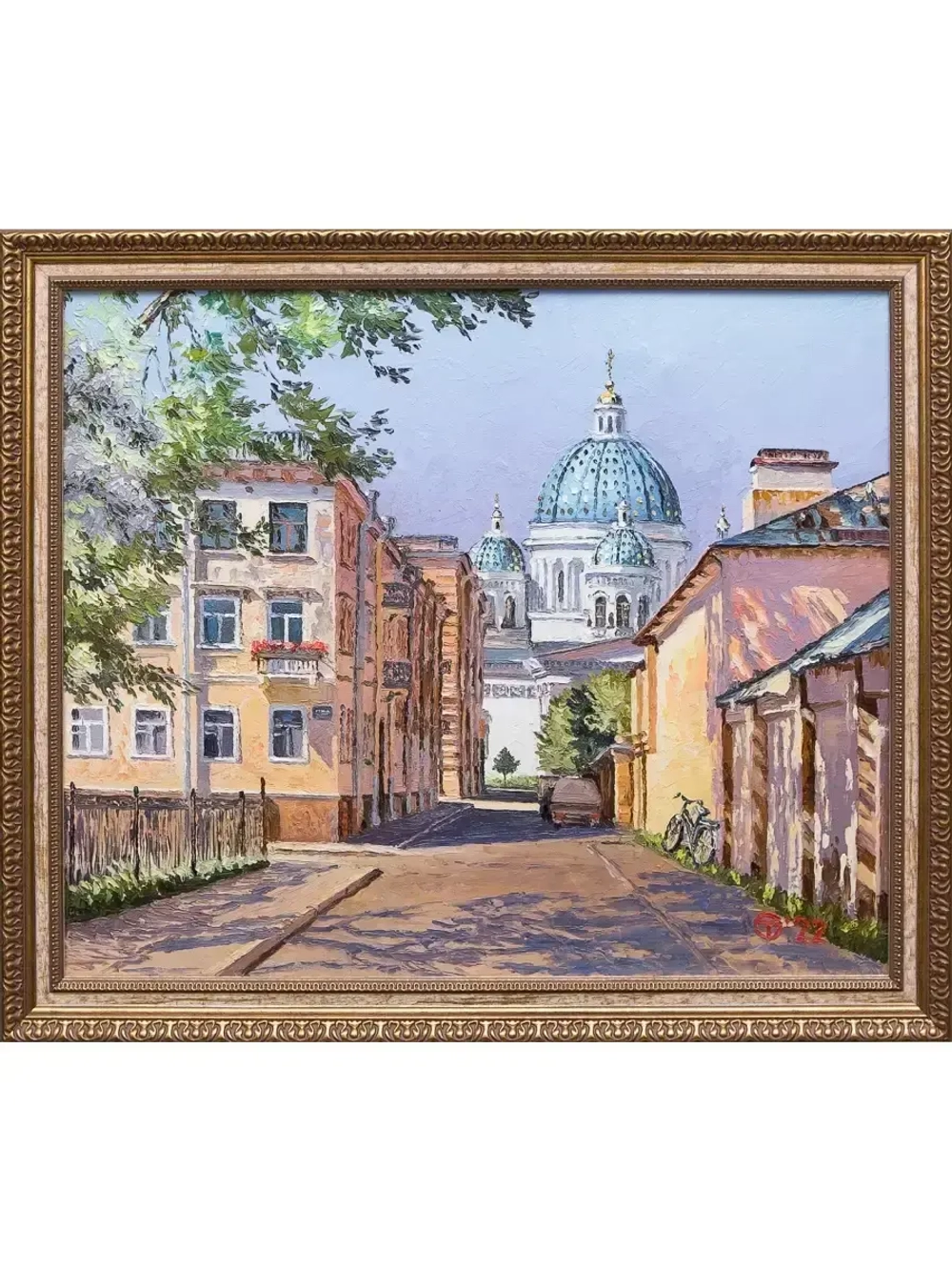 Картина маслом Знойный полдень. СПб Опритова