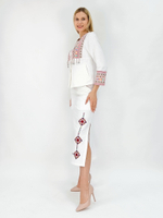 Жакет с чувашской вышивкой