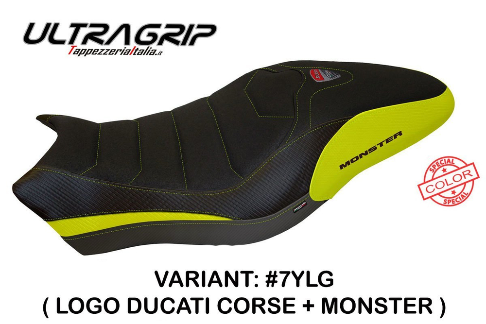Ducati Monster 821 1200 2017-2020 Tappezzeria чехол для сиденья Piombino-SC ультра-сцепление (Ultra-Grip)