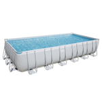 Каркасный прямоугольный бассейн Bestway Steel 56475 (732х366х132 см) с песочным фильтром, лестницей и тентом