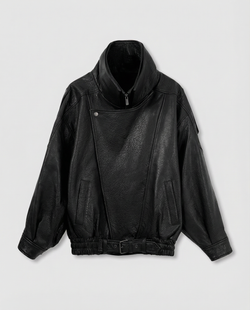 Кожаная куртка ARVELL (black)