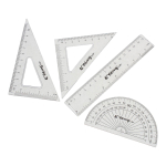 Готовальня 10 предметов "Африканские животные" металлический пенал