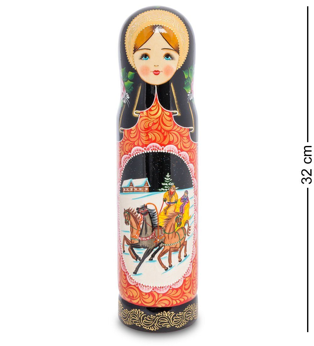 Народные промыслы МР-25/ 99 Футляр для бутылки «Тройка» мал.